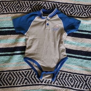DODGERS BASEBALL ONESIE